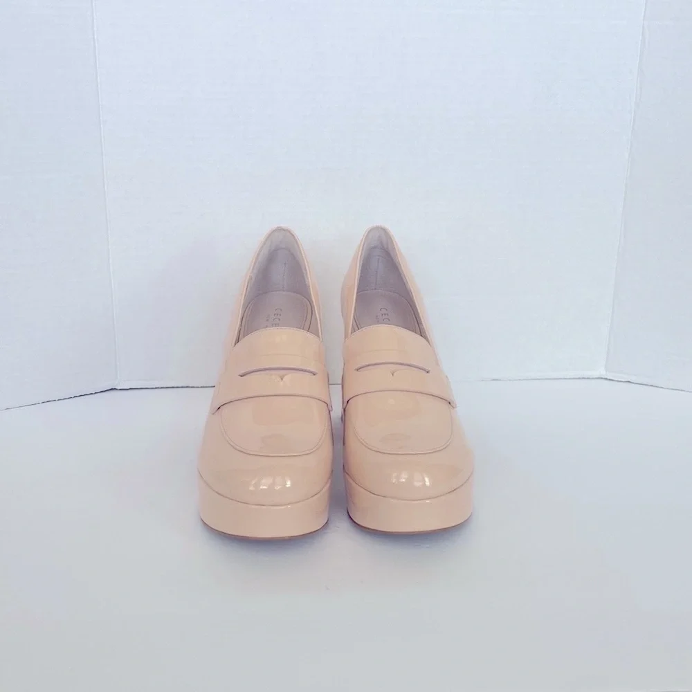 Cecelia New York Women’s Pinky Platform Penny Loafer Size 10